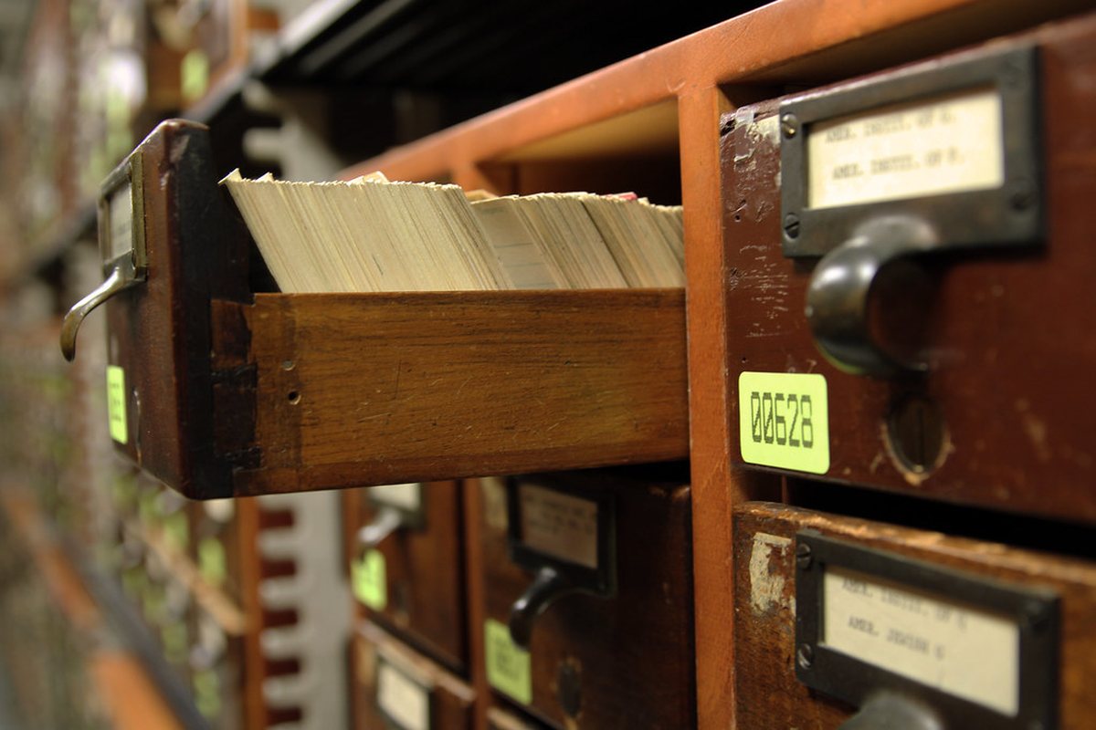 Library of Congress Main Reading Room's Card Catalogue Room
